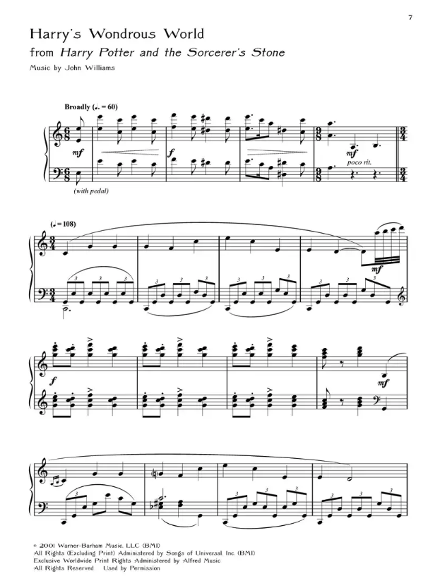 Harry Potter Piano Anthology - Collector's Edition Sheet Music for Intermediate Pianists — view 3