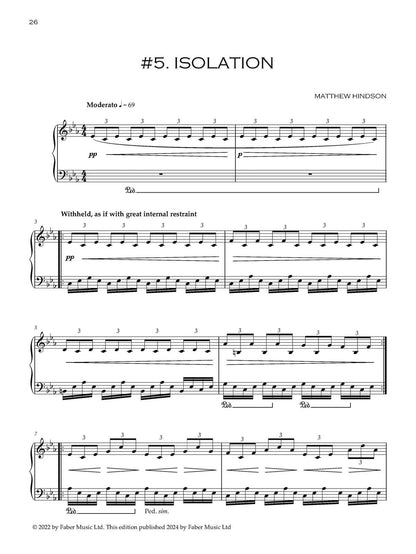 Hindson Sad Piano Sheet Music for Solo Piano — view 4