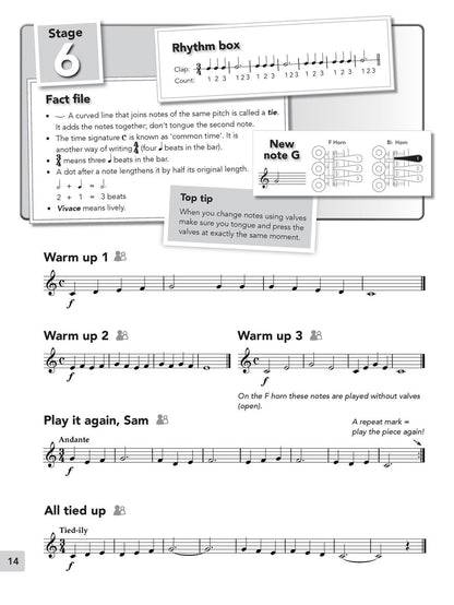 French Horn Basics Book with Online Audio and Downloadable Accompaniments — view 2