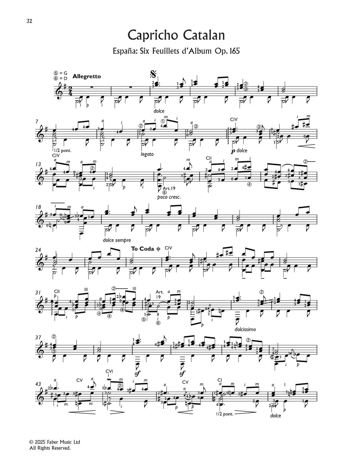 Julian Bream: Albeniz Guitar Collection - 10 Transcriptions for Advanced Classical Guitar — view 3