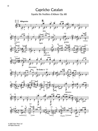 Julian Bream: Albeniz Guitar Collection - 10 Transcriptions for Advanced Classical Guitar — view 3