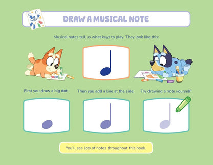 Bluey First Ever Piano Book by Joff Bush — view 2