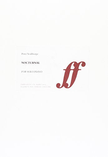 Peter Sculthorpe: Nocturnal — Piano (Faber Music)