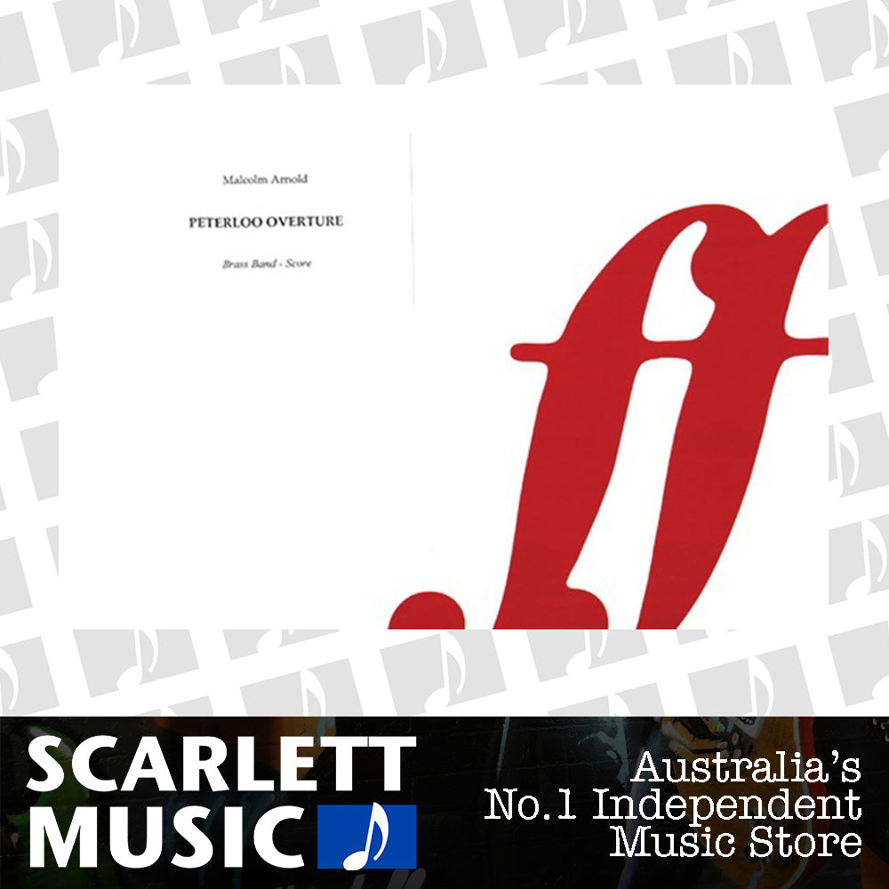 Peterloo Overture Brass Band Full Score — view 2