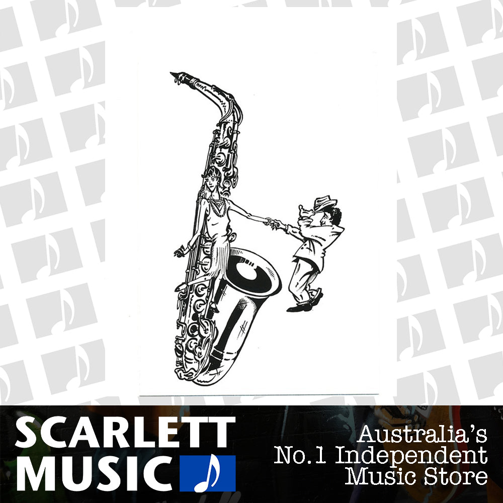 Saxophone Basics Greeting Cards — view 2
