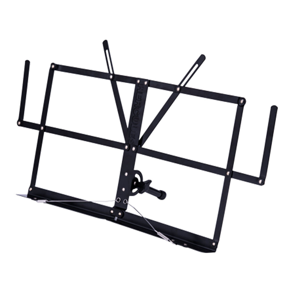 Hercules BS010BB Foldable Desktop Music Stand with Adjustable Leg Support and Storage Bag — view 4