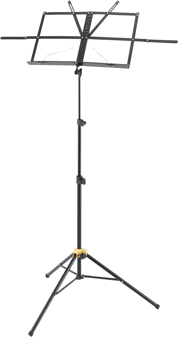 Hercules EZ Desk Music Stand Foldable Lightweight with Carrying Bag, Height Adjustable 530mm-1200mm, Load Capacity 2.5kg, Compact Design — view 2