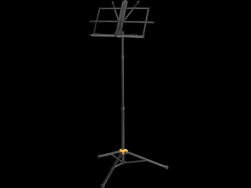 Hercules BS118BB Three Section Music Stand with Carry Bag - EZ Grip Height Adjustment, Compact Folding Design — view 3