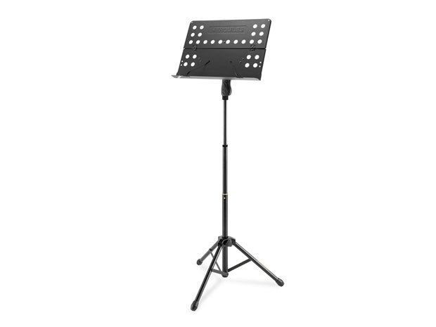 Hercules : BS418B: Music stand w/ perforated foldable desk
