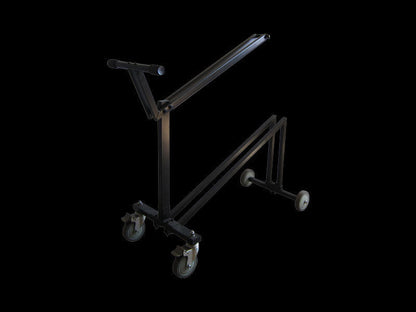 Hercules BSC800 Music Stand Cart for 12 Stands, Non-Slip Wheels, Rubber Handle, Load Capacity 45 kg, Dimensions 1100 mm x 500 mm — view 4