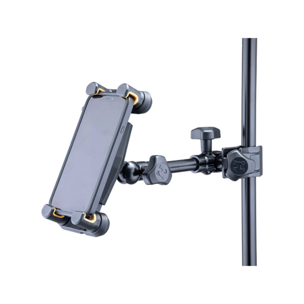 Hercules 2-in-1 Tablet & Phone Holder for 6.1 to 13 Inch Devices, Attaches to Desks & Stands, TightVice Locking Mechanism, 3 kg Load Capacity — view 3