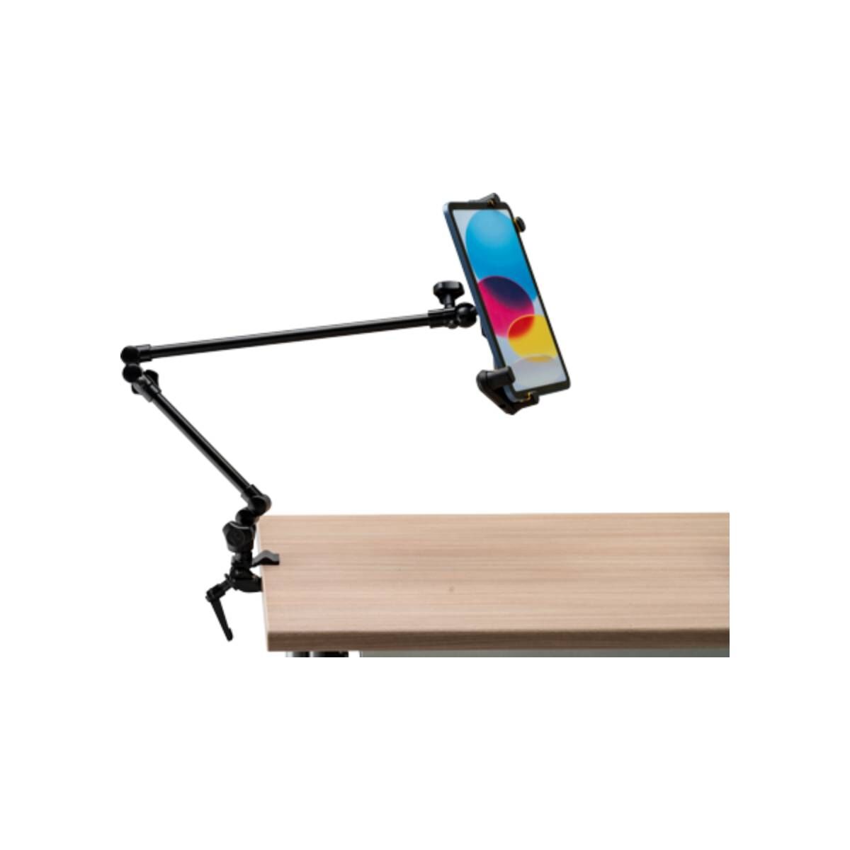 Hercules DG327B Articulated Arm Tablet/Smartphone Holder for 8.1-15.2 inch Devices — view 2