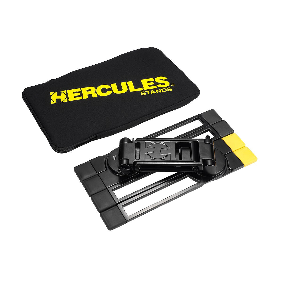 Hercules DG400BB Adjustable Height & Foldable Laptop Stand with Carry Bag, Load Capacity 10kg, Weight 1.41kg, Height Settings 220-315mm — view 3