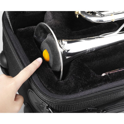 Hercules TravLite DS410B Trumpet Stand - In-Bell Design, Lightweight, Velvet Pads, Compact, Easy Setup, 5 Leg, Load Capacity 11 lbs. — view 5