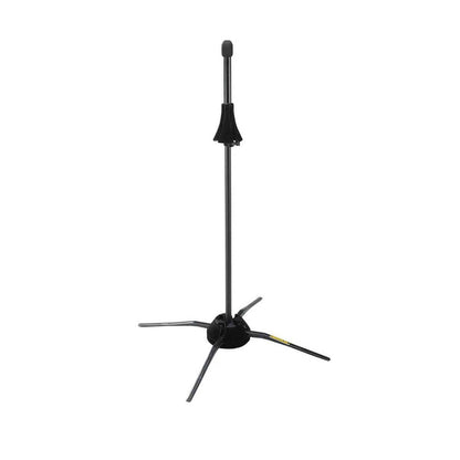 Hercules TravLite Trombone Stand DS420B with Velvet Pads, Compact In-Bell Design, Lightweight, and Foldable
