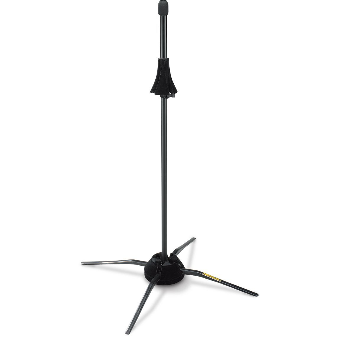 Hercules TravLite Trombone Stand DS420B with Velvet Pads, Compact In-Bell Design, Lightweight, and Foldable — view 3