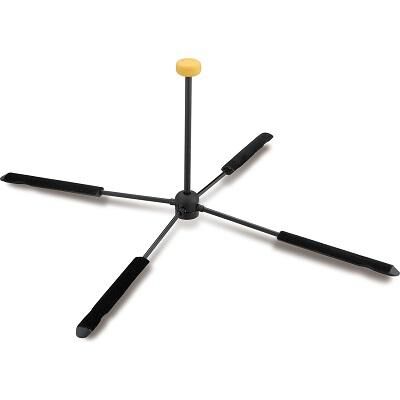Hercules DS460B TravLite Flute Stand with Compact In-Bell Design and Velvet Base — view 6