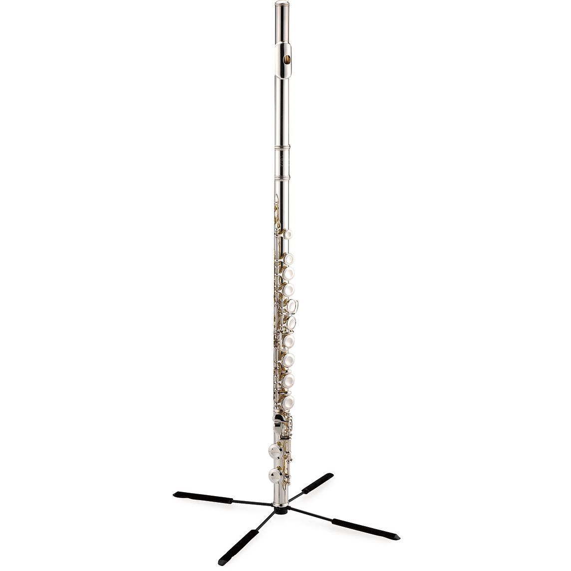 Hercules DS460B TravLite Flute Stand with Compact In-Bell Design and Velvet Base — view 3