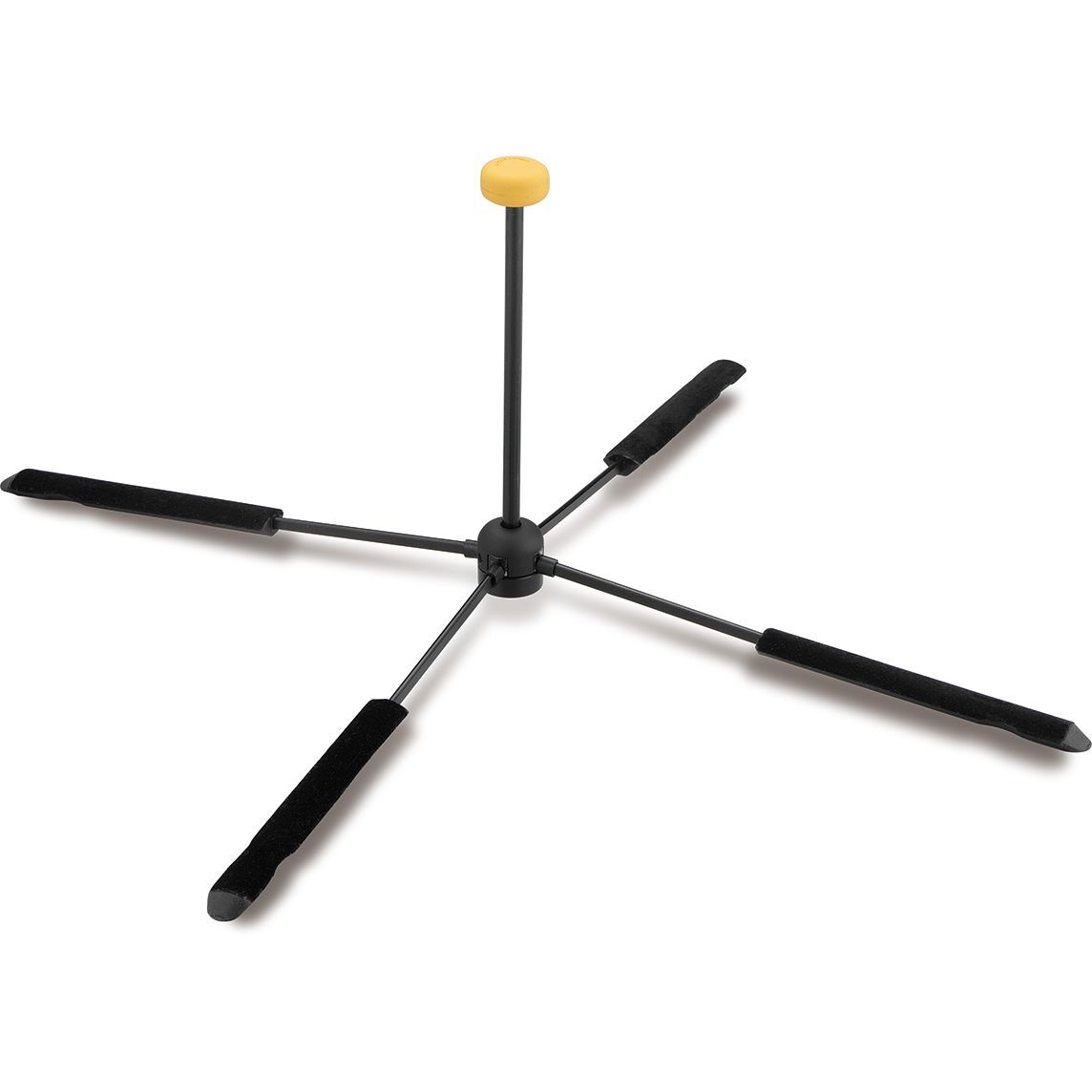Hercules DS460B TravLite Flute Stand with Compact In-Bell Design and Velvet Base — view 2
