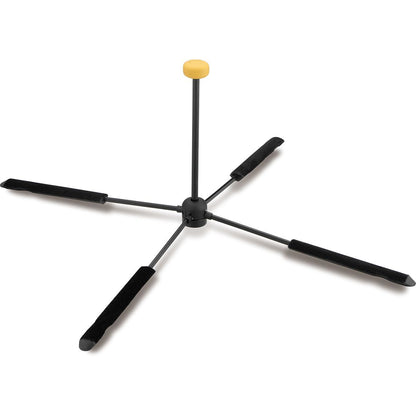 Hercules DS460B TravLite Flute Stand with Compact In-Bell Design and Velvet Base — view 2