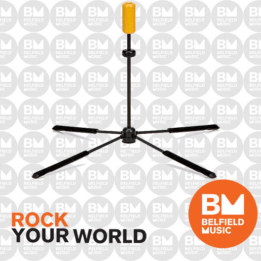 Hercules TravLite DS461B Low-B Foot Flute Stand with Compact In-Bell Design and Velvet Base — view 3