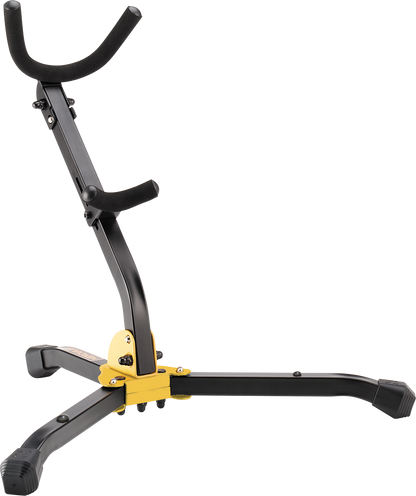 Hercules DS530BB Saxophone Stand for Alto or Tenor Sax with Folding Yoke and Adjustable Backrest, Includes Eco-Friendly Storage Bag — view 2