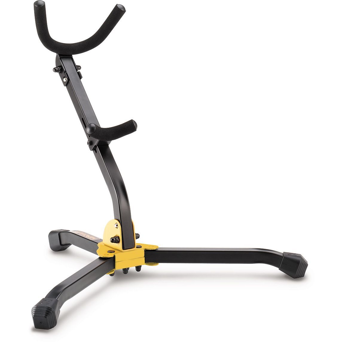 Hercules DS530BB Saxophone Stand for Alto or Tenor Sax with Folding Yoke and Adjustable Backrest, Includes Eco-Friendly Storage Bag — view 5