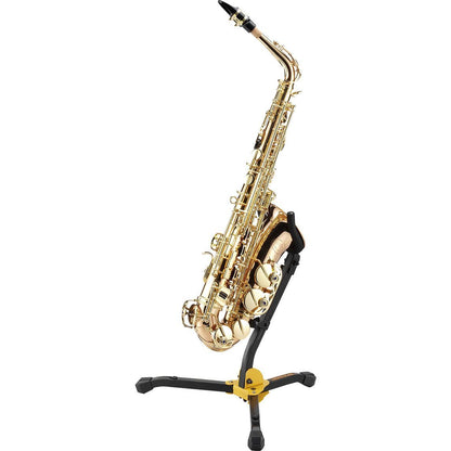 Hercules DS530BB Saxophone Stand for Alto or Tenor Sax with Folding Yoke and Adjustable Backrest, Includes Eco-Friendly Storage Bag — view 6