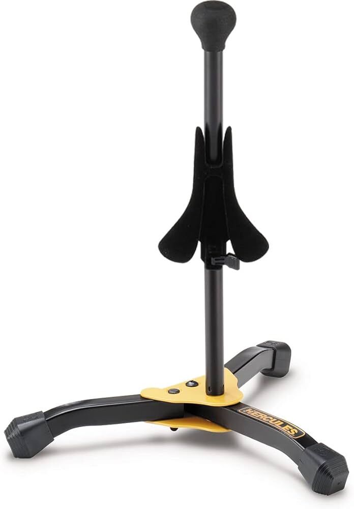 Hercules DS531BB Soprano Sax Stand with Carry Bag and Detachable Combo Peg — view 2