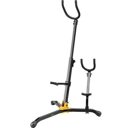 Hercules DS536B Baritone Saxophone Stand with Adjustable Backrest and Extra Alto/Tenor Peg — view 2