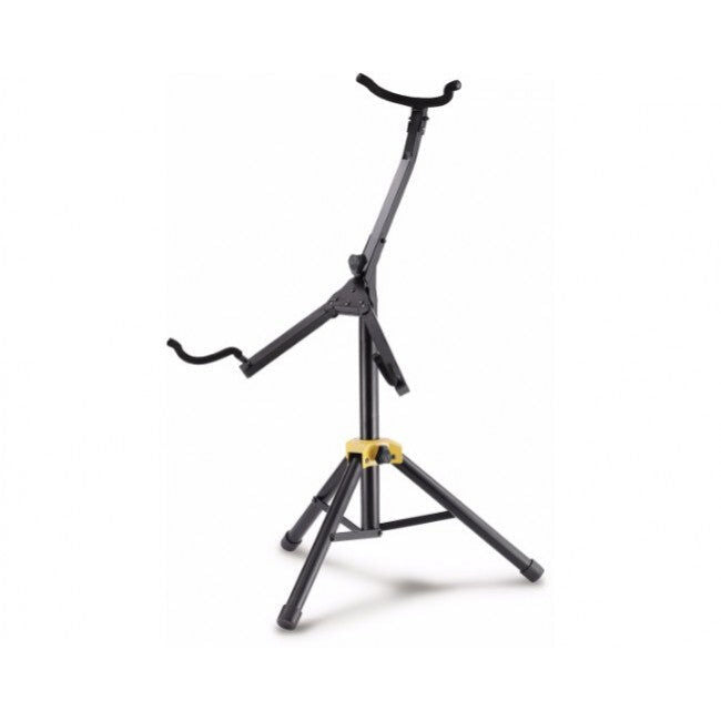 Hercules DS551B Sousaphone Stand with Foam Coated Yokes and Backrest, Heavy-Duty Tripod, Locking Pin, 30 kg Load Capacity