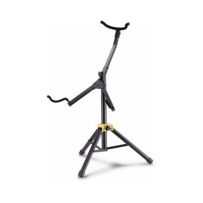 Hercules DS551B Sousaphone Stand with Foam Coated Yokes and Backrest, Heavy-Duty Tripod, Locking Pin, 30 kg Load Capacity