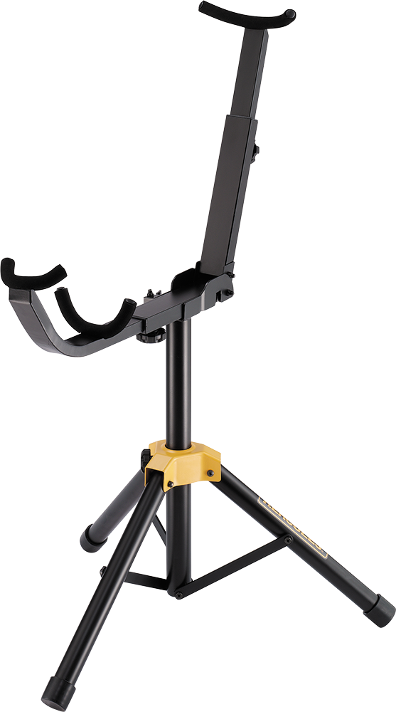 Hercules DS552B Tuba Euphonium Stand with Adjustable Supports and Heavy-Duty Tripod Legs, 30 kg Load Capacity, Compact Design — view 2
