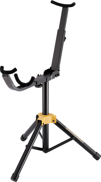Hercules DS552B Tuba Euphonium Stand with Adjustable Supports and Heavy-Duty Tripod Legs, 30 kg Load Capacity, Compact Design — view 2