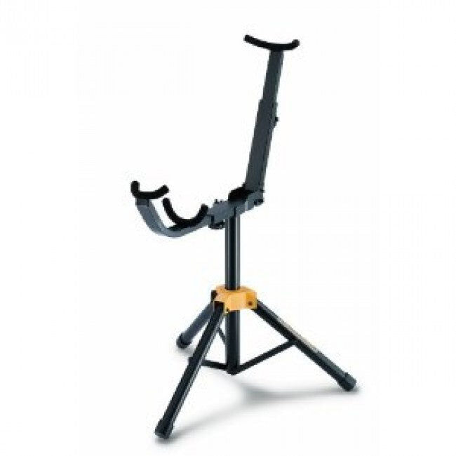 Hercules DS552B Tuba Euphonium Stand with Adjustable Supports and Heavy-Duty Tripod Legs, 30 kg Load Capacity, Compact Design