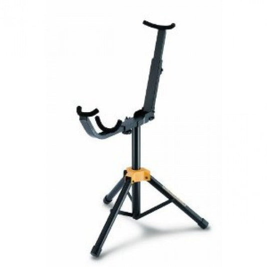 Hercules DS552B Tuba Euphonium Stand with Adjustable Supports and Heavy-Duty Tripod Legs, 30 kg Load Capacity, Compact Design