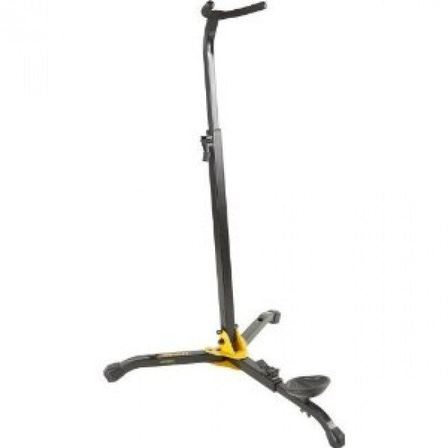 Hercules DS561B Bass Clarinet/Bassoon Stand with Adjustable Base Rest and Swivel Legs
