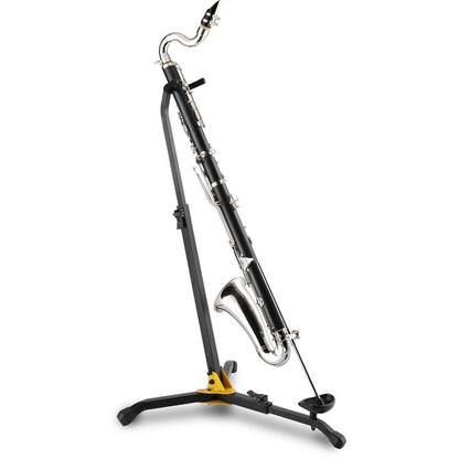 Hercules DS561B Bass Clarinet/Bassoon Stand with Adjustable Base Rest and Swivel Legs — view 6