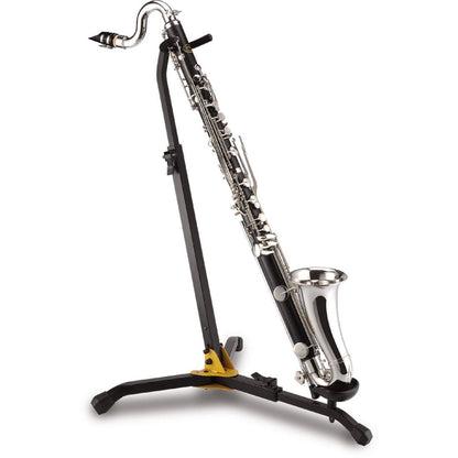 Hercules DS561B Bass Clarinet/Bassoon Stand with Adjustable Base Rest and Swivel Legs — view 5