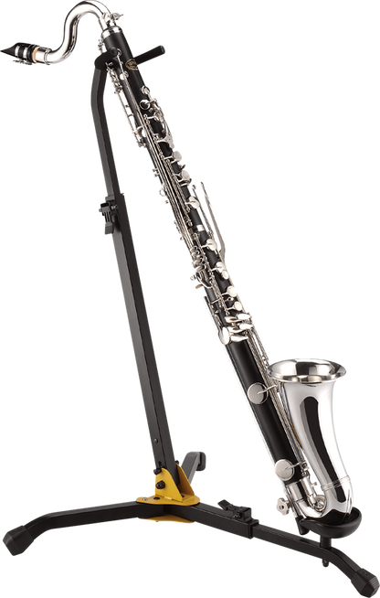 Hercules DS561B Bass Clarinet/Bassoon Stand with Adjustable Base Rest and Swivel Legs — view 2