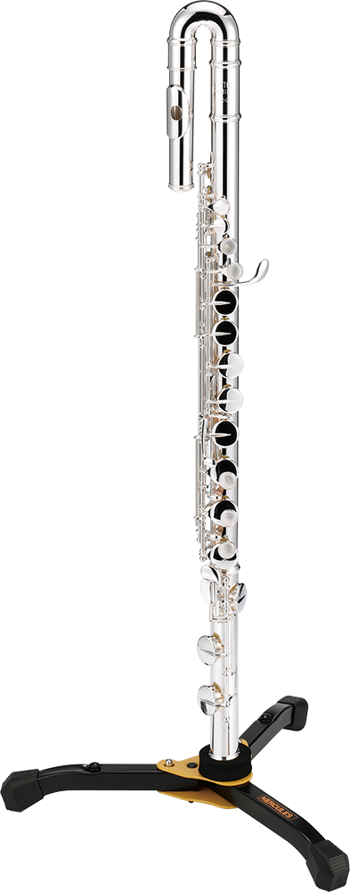 Hercules DS562B Alto Flute Stand with Bag, Compact Design, Detachable Peg, Eco-Friendly Materials, 12-Month Warranty — view 4