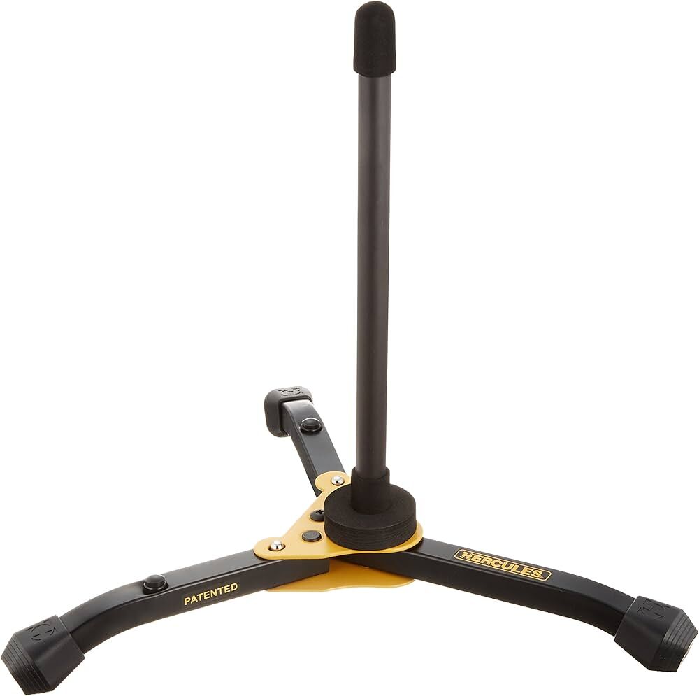 Hercules DS562B Alto Flute Stand with Bag, Compact Design, Detachable Peg, Eco-Friendly Materials, 12-Month Warranty — view 5