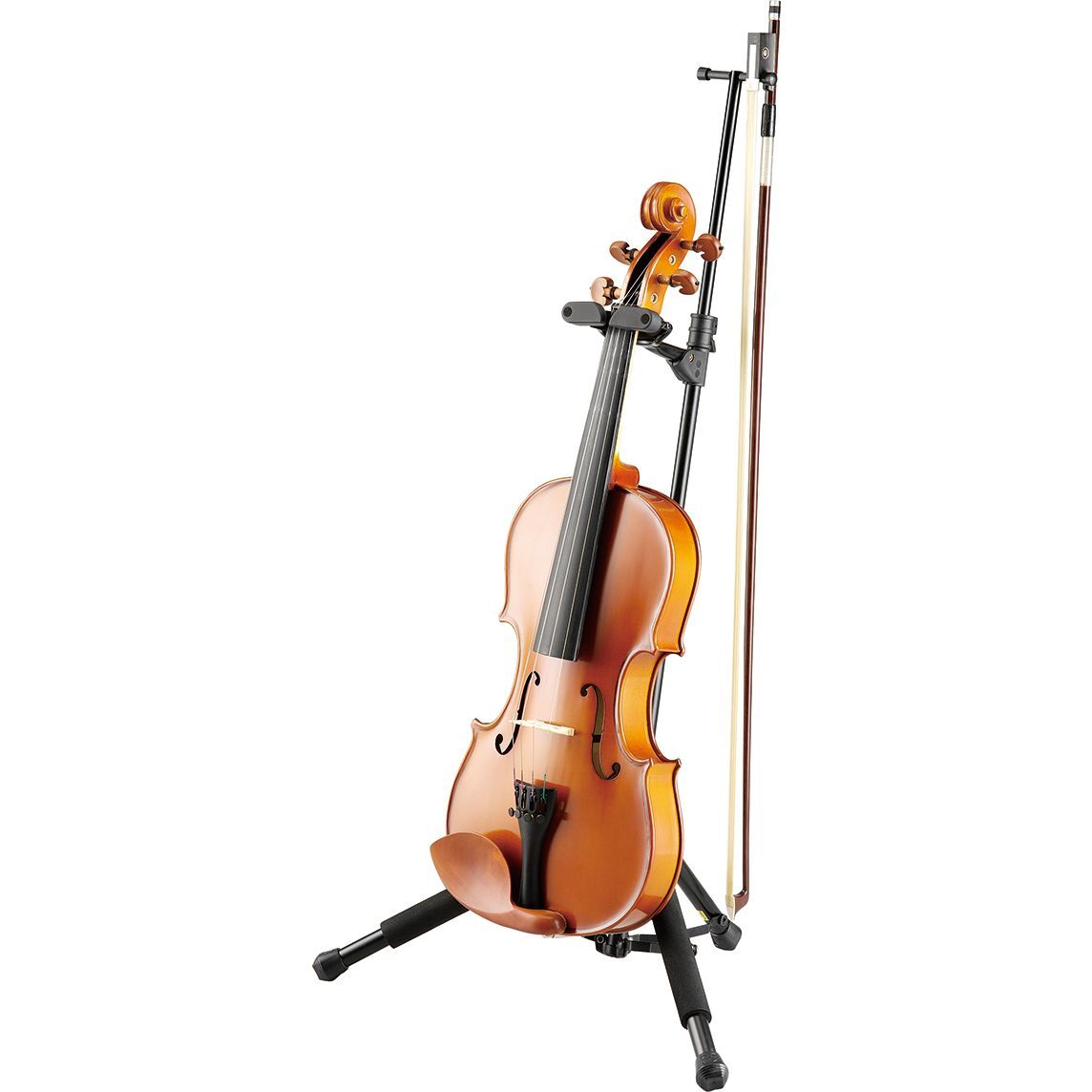Hercules DS571BB TravLite Violin/Viola Stand with Bag, Auto Grip System, Height Adjustable, Load Capacity 5 kg, Compact Design — view 3