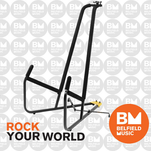 Hercules DS590B Double Bass Stand with Locking Pins, Steel Construction, 900mm Height, Fits 3/4 & 4/4 Size, Load Capacity 50kg — view 3