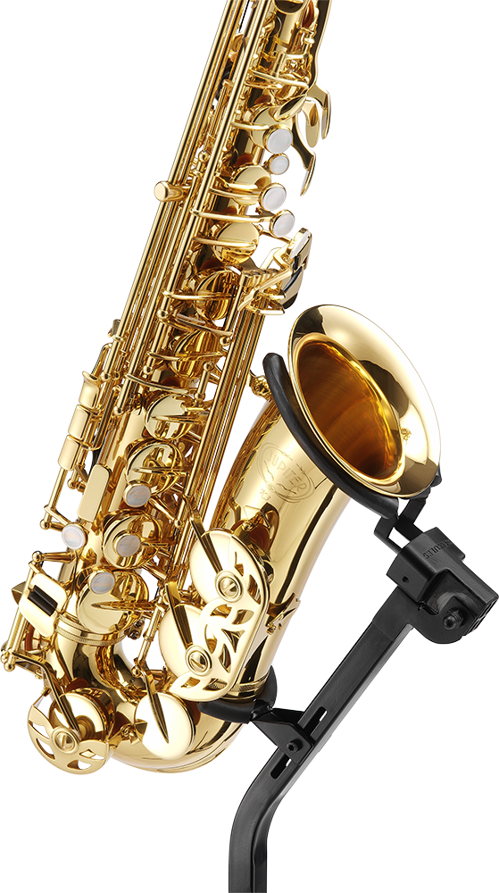 Hercules DS730B AGS Saxophone Stand - Adjustable Height 925mm to 1325mm, Portable Design, Auto Grip System, 1.93kg Weight — view 3
