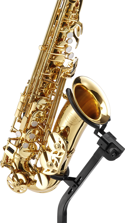 Hercules DS730B AGS Saxophone Stand - Adjustable Height 925mm to 1325mm, Portable Design, Auto Grip System, 1.93kg Weight — view 3