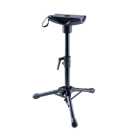 Hercules DS753BB 2-Way Low Brass Stand with Carry Bag for Tubas, Euphoniums, Baritones, Adjustable Height, Durable Steel Construction