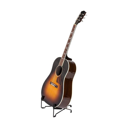 Hercules GS301B TravLite Foldaway Acoustic Guitar Stand, Compact, Steel Construction, Folds Flat, Height 250mm, Load Capacity 15kg — view 2