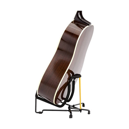 Hercules GS301B TravLite Foldaway Acoustic Guitar Stand, Compact, Steel Construction, Folds Flat, Height 250mm, Load Capacity 15kg — view 3