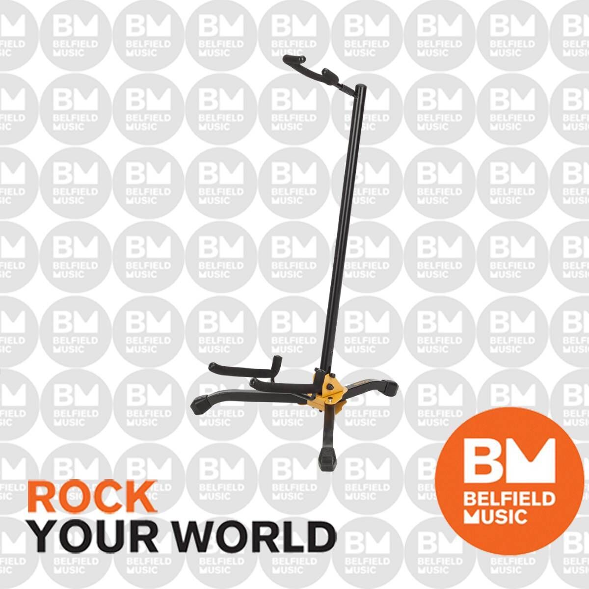 Hercules GS405B SHOKSAFE Guitar Stand with Shock-Absorbing System and Secure Retention Features — view 5